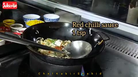 Chicken chowmein recipe