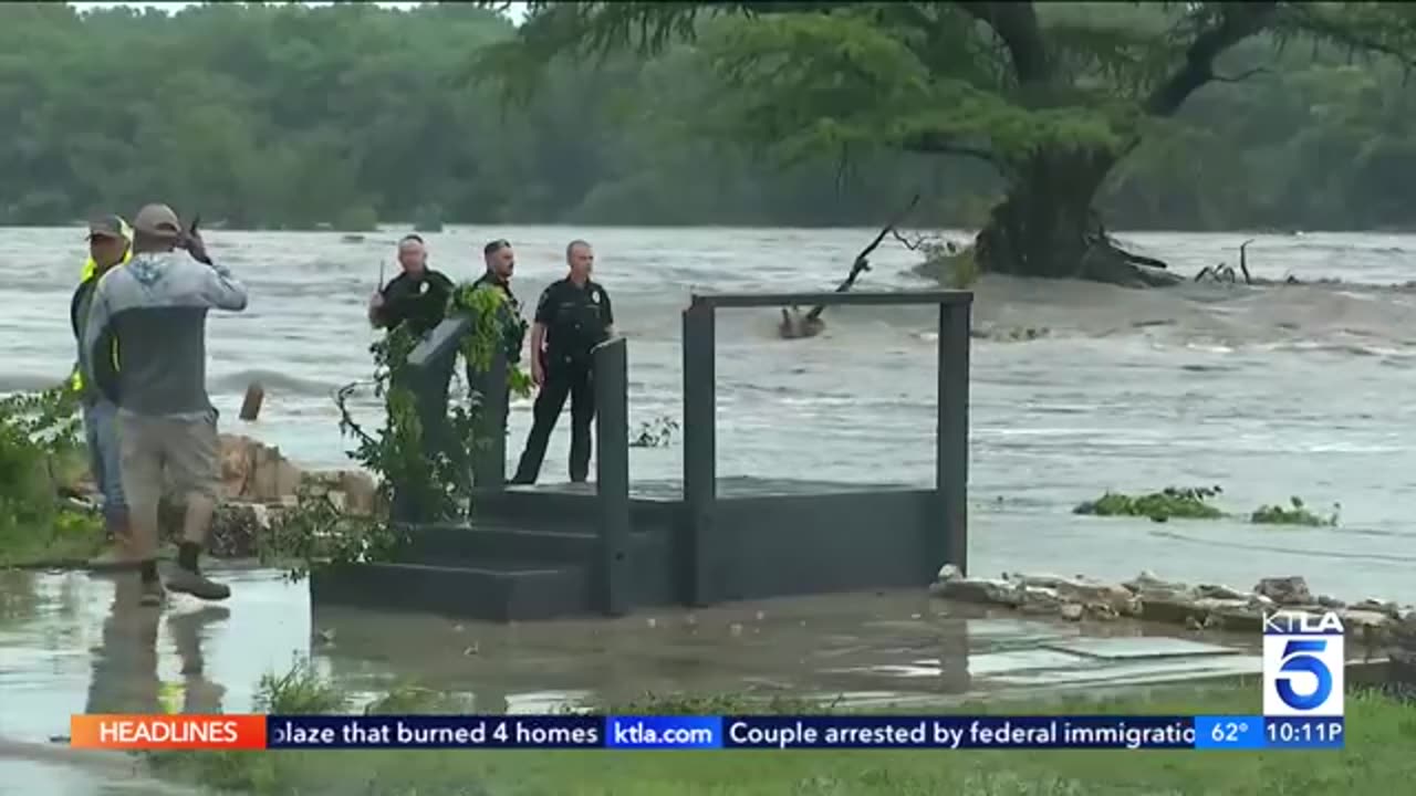 At least 24 people killed in Texas flooding; 2 dozen girls missing from camp 🙏 ~ KTLA 7.05.25