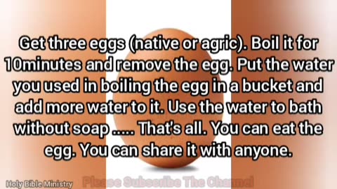 Another Way Of Doing Egg Cleansing