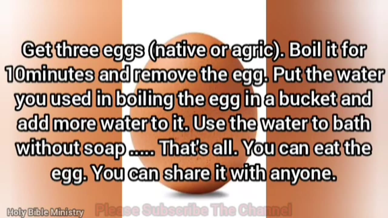 Another Way Of Doing Egg Cleansing