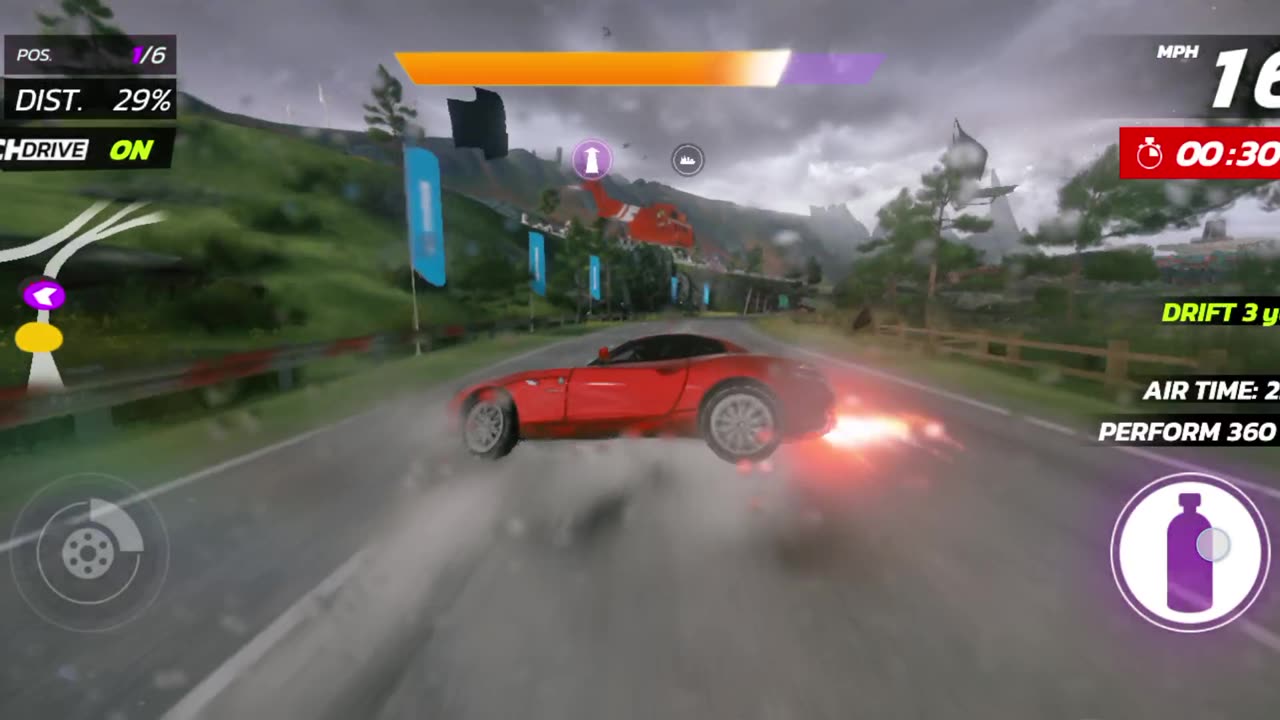 Racing game