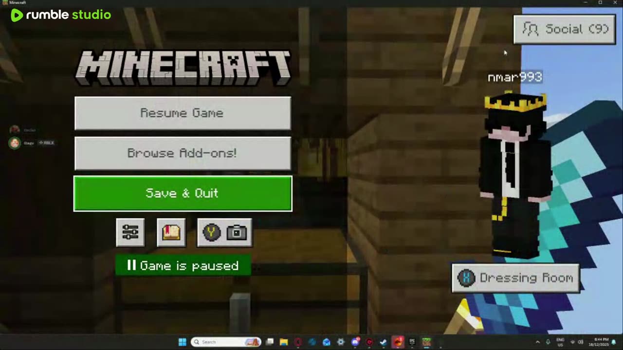MINECRAFT new upd out so me gaming chat