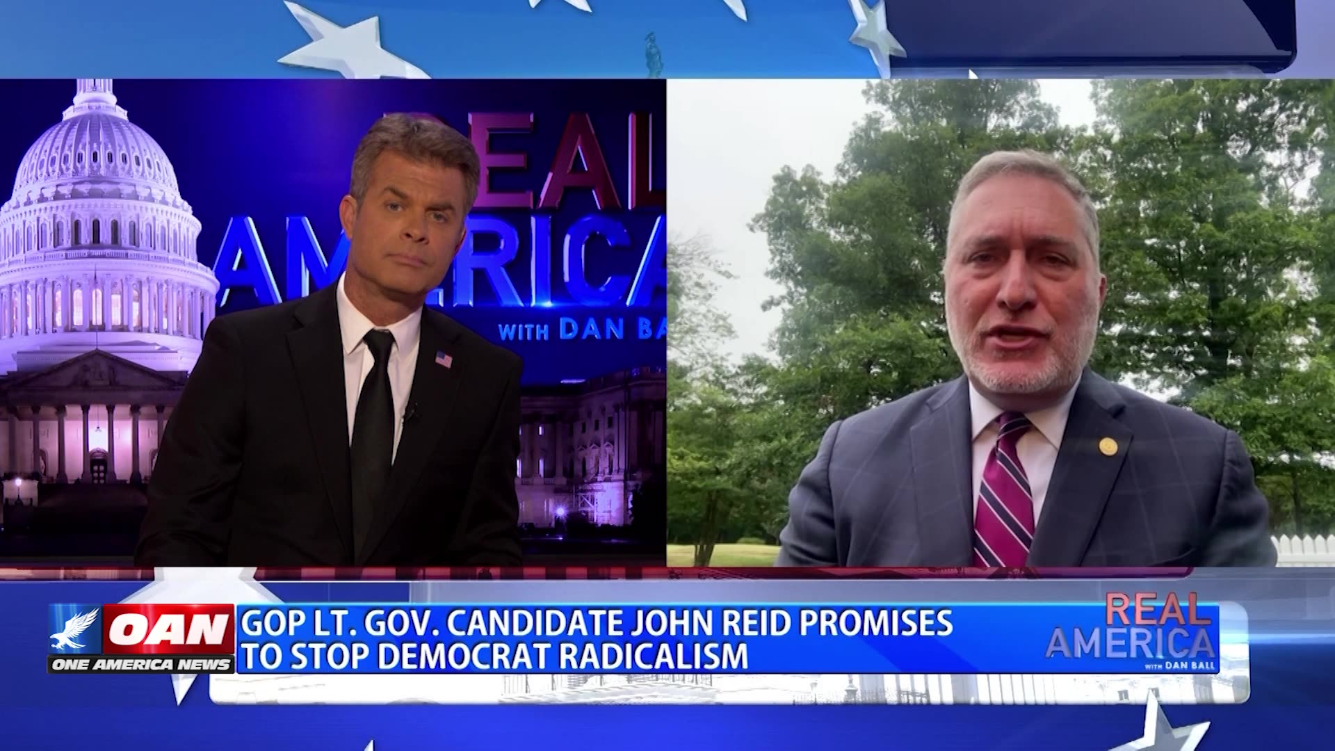 REAL AMERICA -- Dan Ball W/ John Reid, 9/18/25