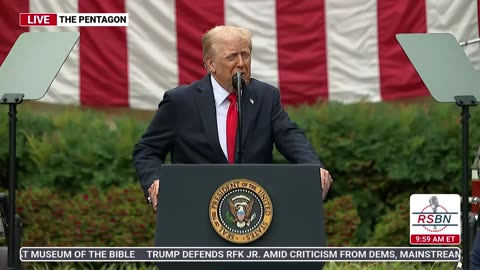 WATCH: President Trump Speaks at the National 9/11 Pentagon Memorial Observance Ceremony - 9/11/25