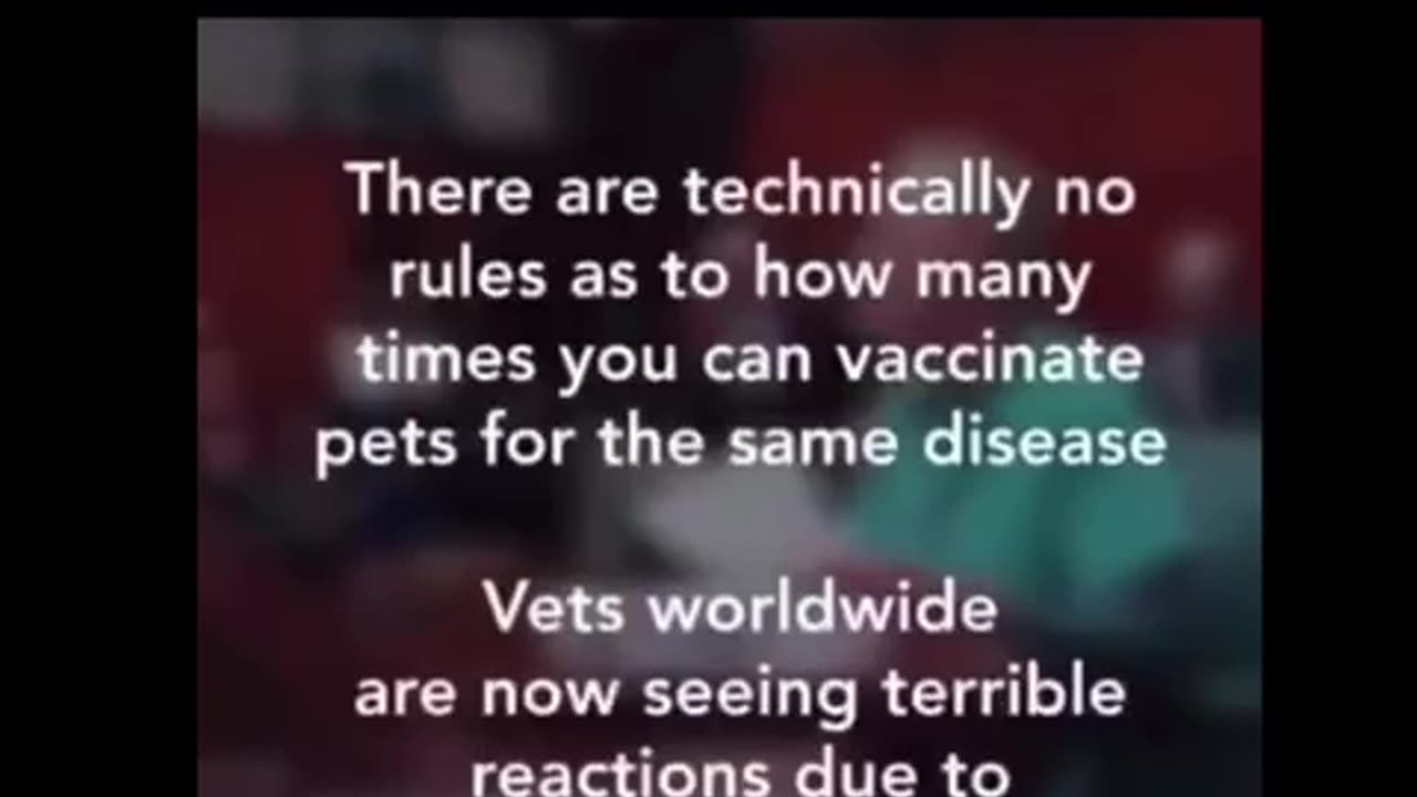 Do NOT VACCINATE PETS - Deadly Agendas by the cult