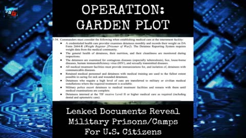 US G o v t's - Operation 'Garden Plot' (🔗Below)