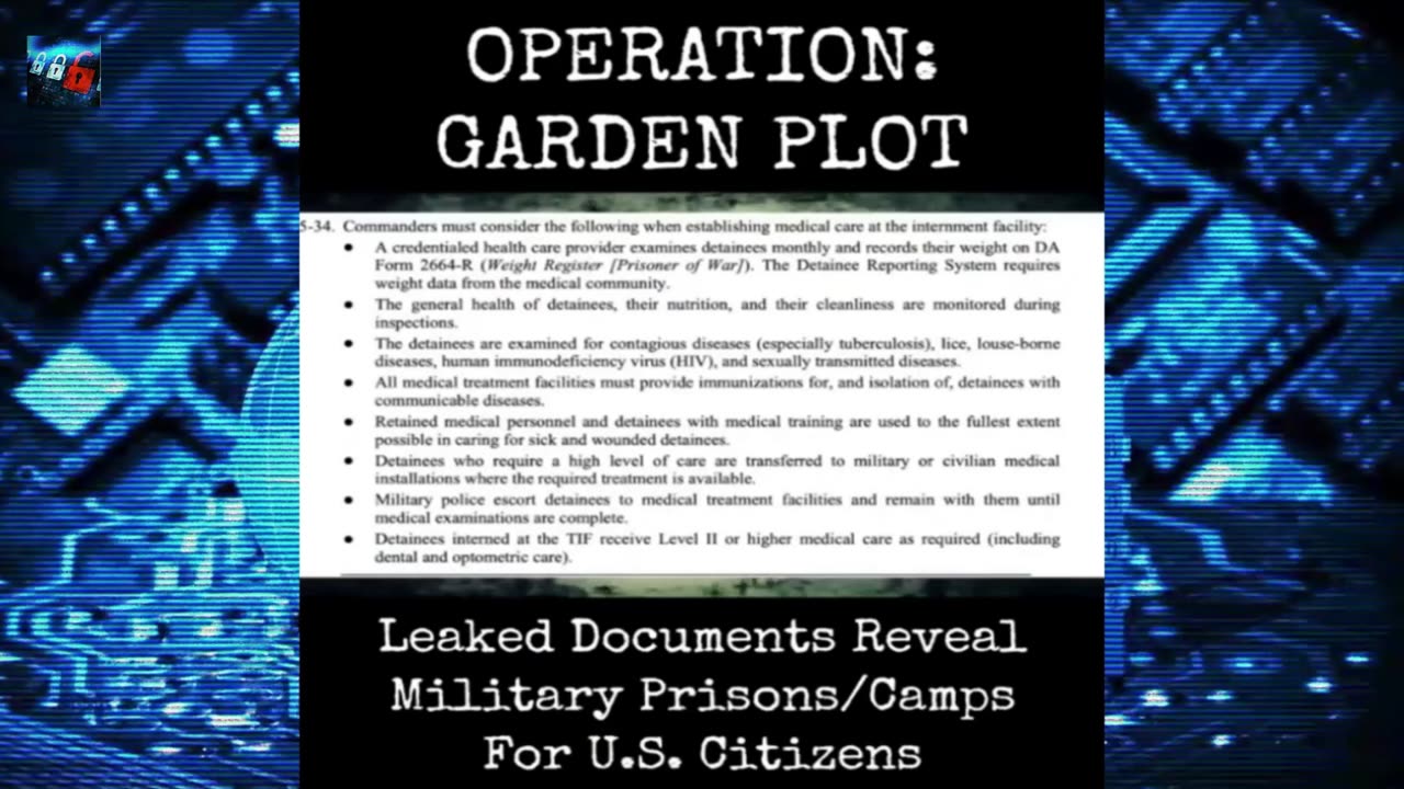 US G o v t's - Operation 'Garden Plot' (🔗Below)