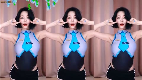 Short Hair Dance in Sporty Shorts