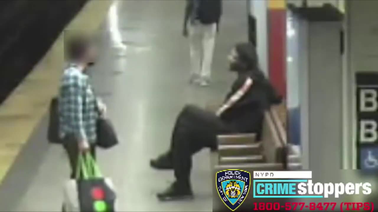 Black man caught on video groping woman on subway