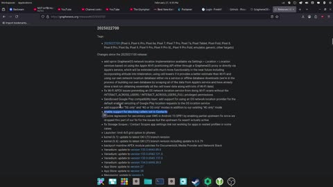 GrapheneOS update (Location location location)