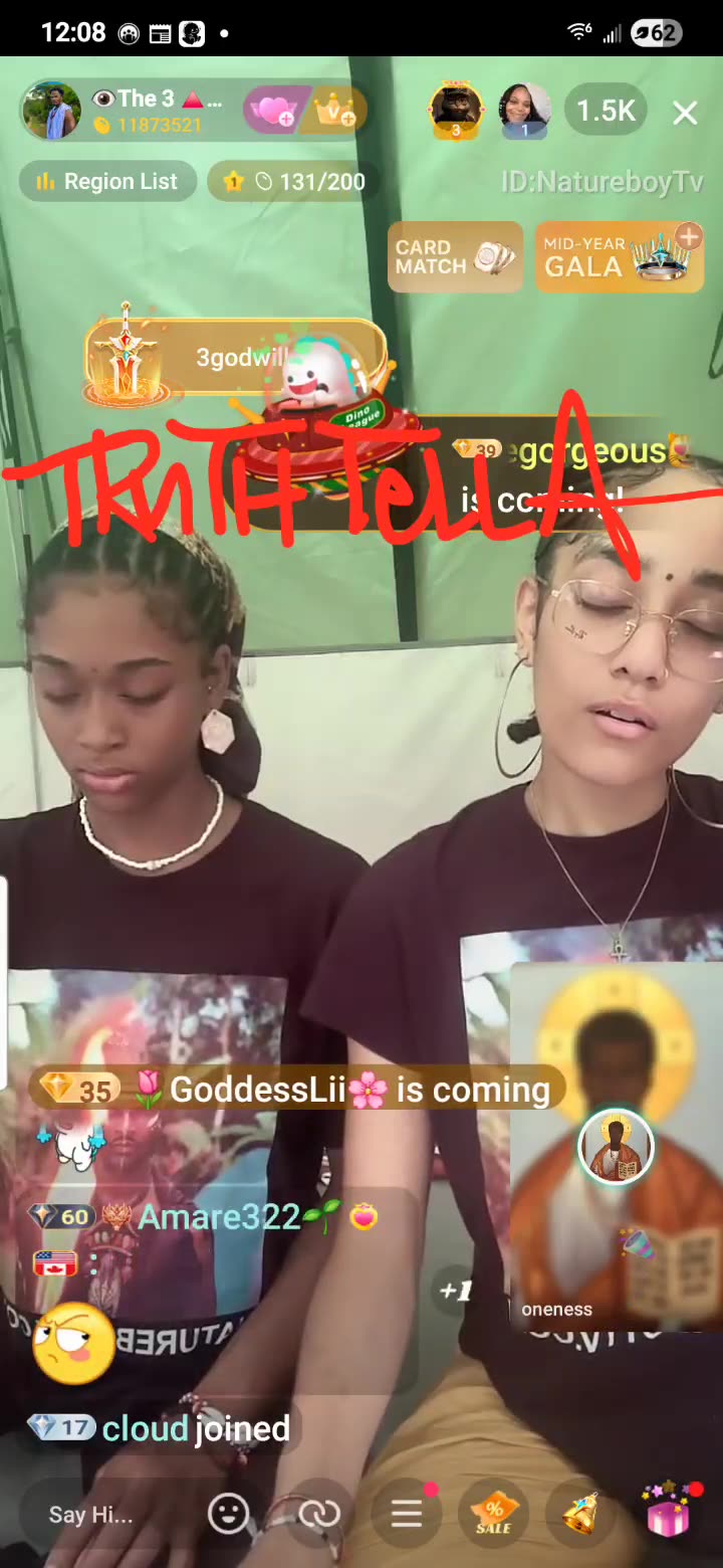 TH33GOD NATUREBOY LIVE WITH WIVES EFURU & ZOCA FR33TH33GOD THR33GODISFR33 GAGS CHARLI & MORE