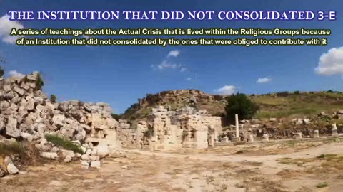 THE INSTITUTION THAT DID NOT CONSOLIDATED 3-E