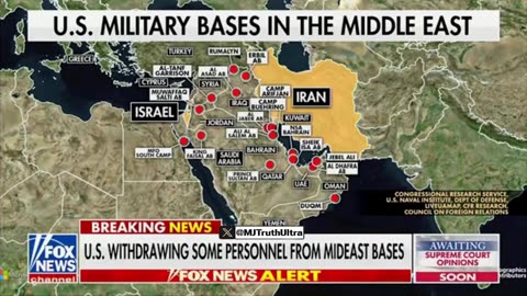 The United States is Withdrawing military personnel from Major Middle Eastern Bases