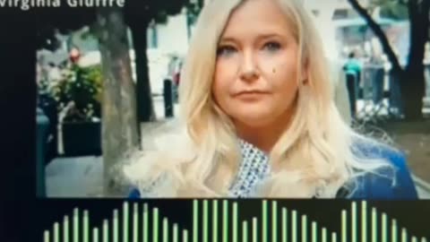 The Jeffrey Epstein victim, late Virginia Giuffre is talking!