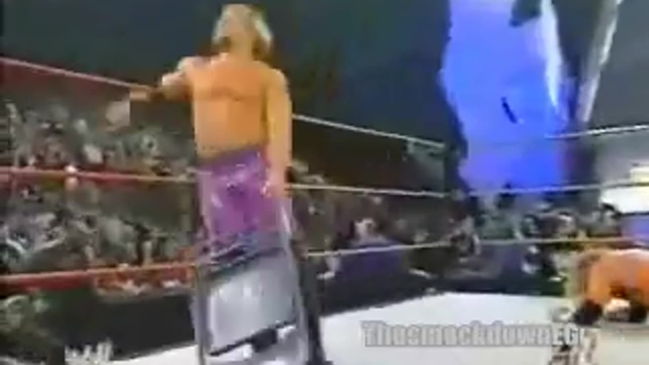 WWE RAW 2003 Chris Jericho & Triple H vs Booker T & Shawn Micheals Pt.2 HD