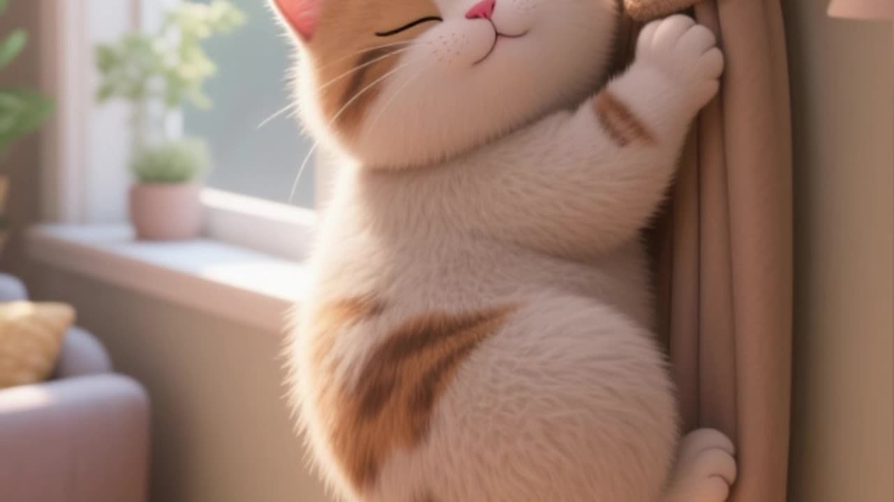 Cat funny video