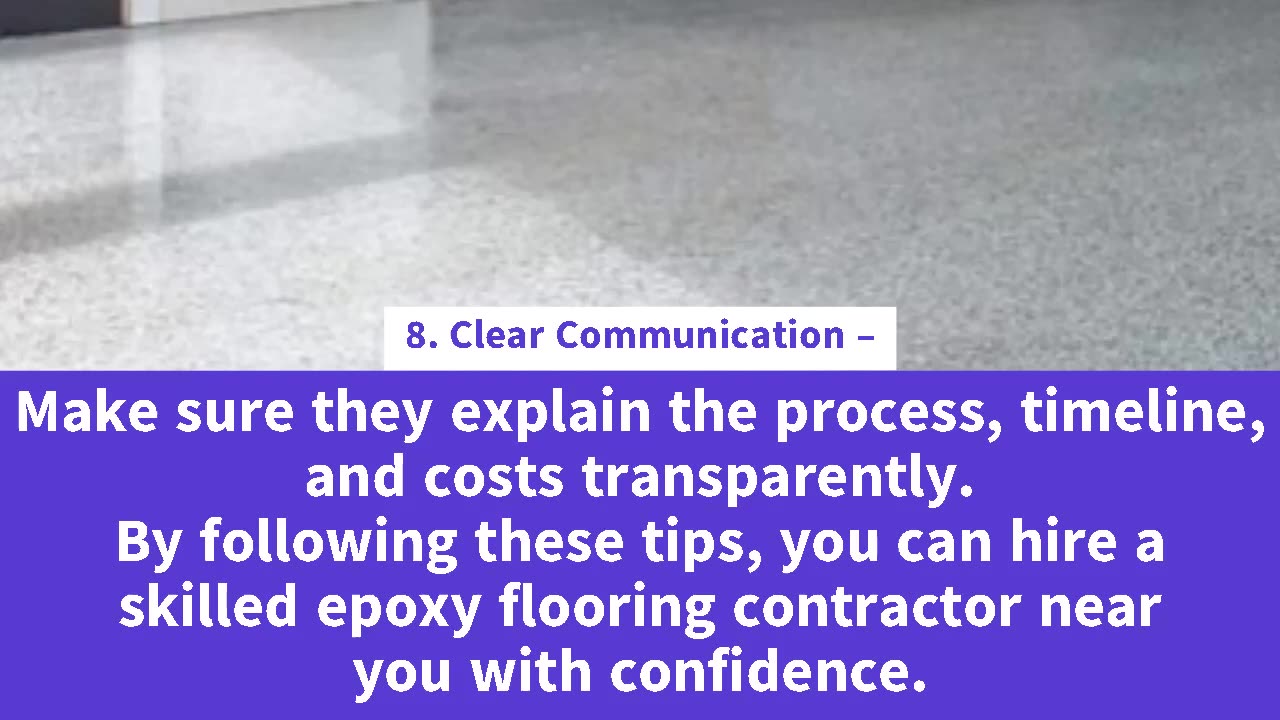 Tips to Hire an Epoxy Flooring Contractor Near You