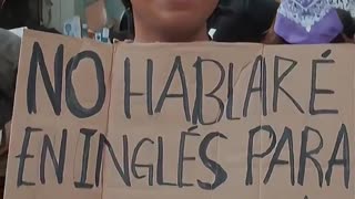 Protestors in Mexico breaking windows and rioting because “gringos