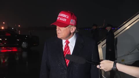 President Trump Gaggles with Press at Joint Base Andrews, May 30, 2025