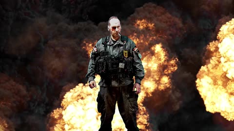 Der Prost - Lt. Wolfgang Rainer (Soldat 753) is pissed