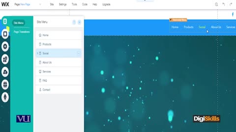 162 Wix com Selecting Template and Re Designing