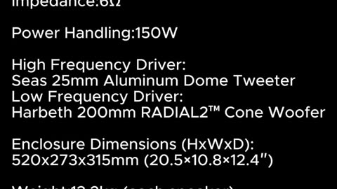 Harbeth HL Compact 7ES-3 Speaker