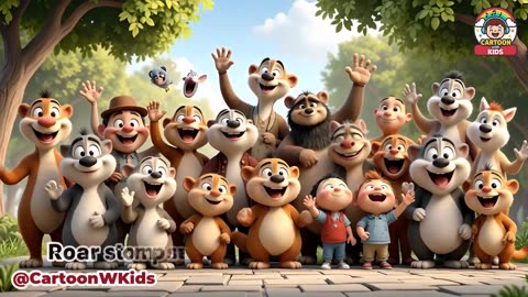 Roar, Stomp, Sneak! — Jungle Adventure Song for Kids | Cartoon with Kids