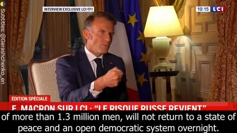 — Macron projects the EU onto Russia