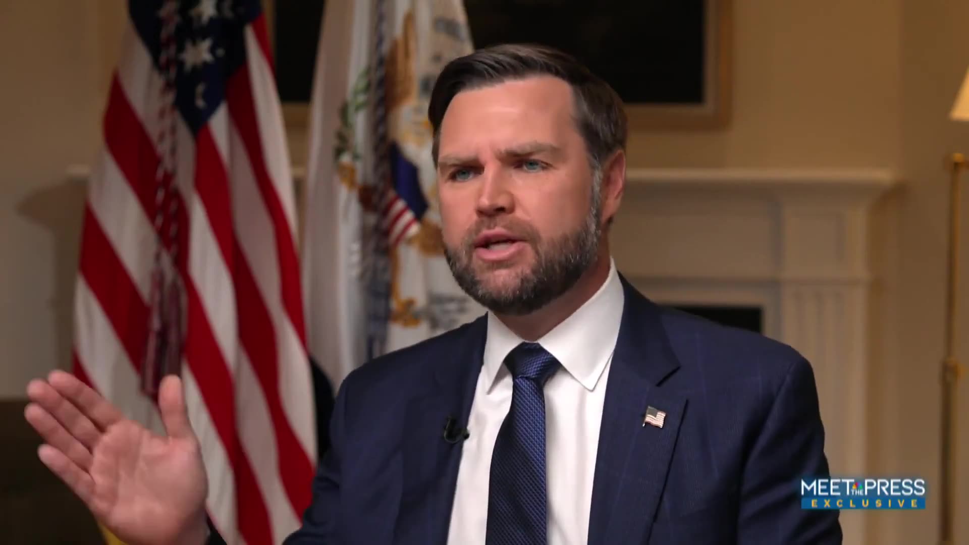 JD Vance says: Crime has dropped over 35% in ten days because of what Donald J. Trump has done...