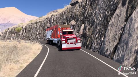 American Truck Simulator Gameplay