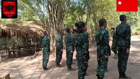⚠️💪 Myanmar War | Yarma Brigade Drills and Tactics Revealed | RCF