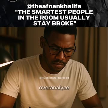 Smart people overthinking