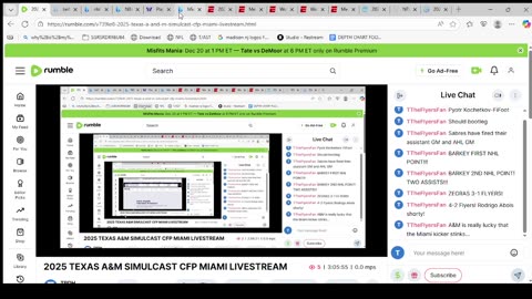 2025 TEXAS A&M SIMULCAST CFP MIAMI LIVESTREAM