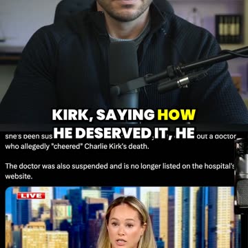 Nurse SUSPENDED After Exposing Doctor Who Celebrated Charlie Kirk’s Death