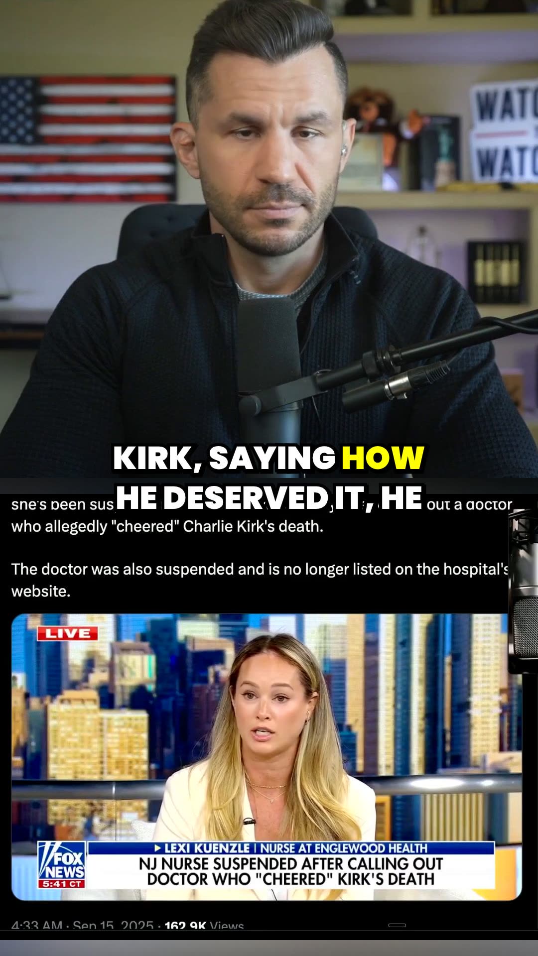 Nurse SUSPENDED After Exposing Doctor Who Celebrated Charlie Kirk’s Death