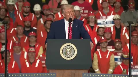 FULL REMARKS: President Trump gives speech at U.S. Steel Deal Rally