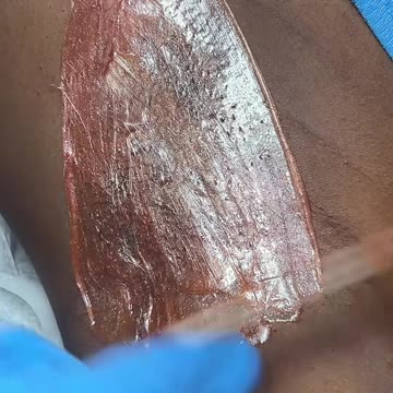 Underarm Waxing with Sexy Smooth Tangerine Tease | @waxingqueenadventures Demo