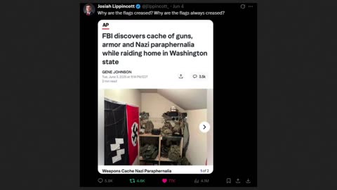 FBI Discovers Guns in America What a Shocker - White Association Smearjob?