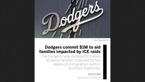 Dodgers Commits $1,000,000 to INVADERS? - Sports vs Nationalism