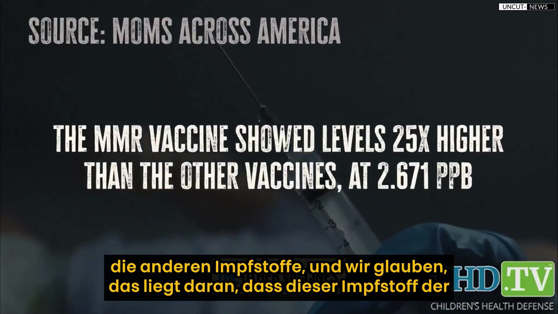 FIVE childhood vaccines ALL test positive for glyphosate!