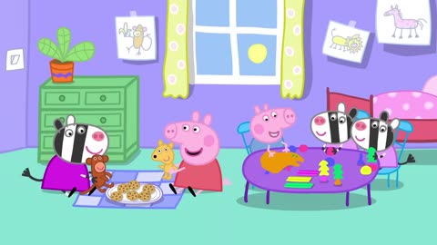 Peppa Pig Helps Out at Edmond Elephant Birthday Party