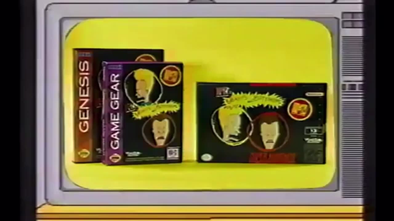 Beavis and Butthead video game commercial 1994