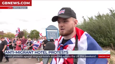Fed-Up Nation: Conor Sadler Leads Protest Against Government Migrant Hotel Policy