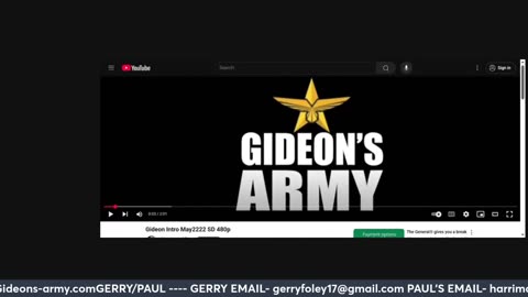 GIDEONS ARMY MONDAY LIVE 8/4/25 @ 930 AM EST