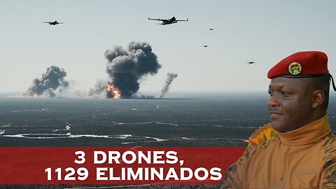 Ibrahim Traoré Responde con Furia: 3 Drones y 1129 Enemigos Eliminados