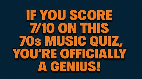 70s Music Quiz!