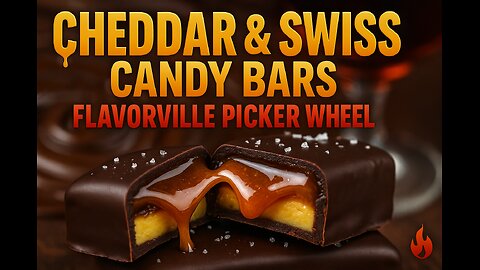 Cheddar & Swiss Apple Wine Dark Chocolate Bars – FlavorVille Epic Candy Creation