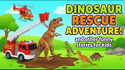Dinosaur Rescue Adventure 🦖 | Funny Stories for Kids