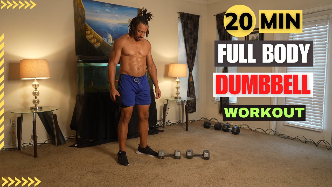 🔥20-min Full-Body Dumbell Workout for Busy Professionals