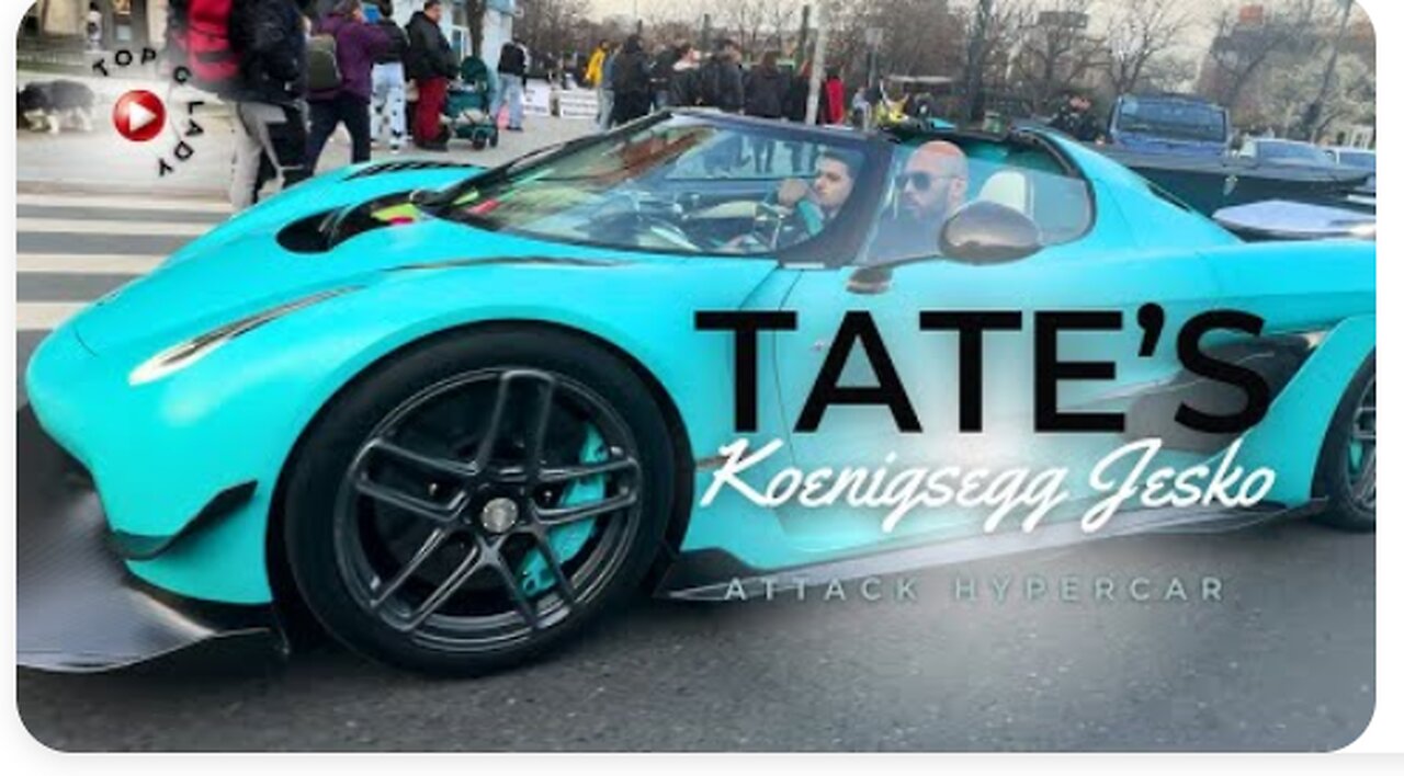 Andrew Tate’s $3.6M Koenigsegg Jesko